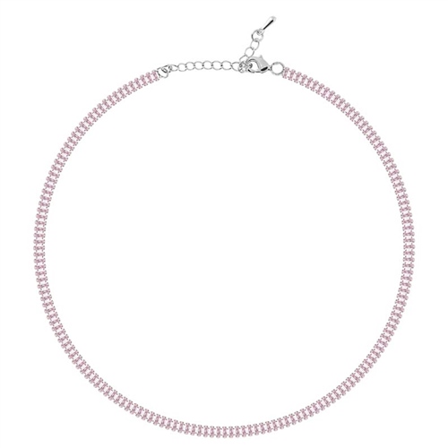 4mm Pembe Baget Choker