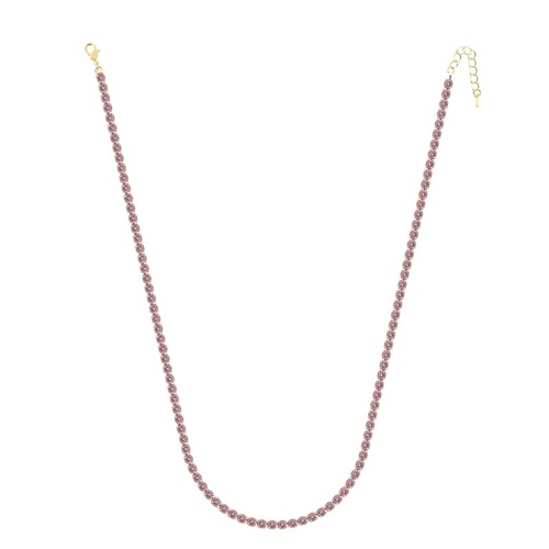 4mm Pembe Su Yolu Kolye