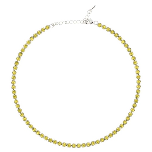 4mm Sarı Su Yolu Choker