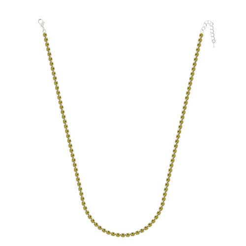 4mm Sarı Su Yolu Kolye