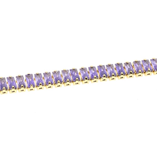 5mm Lila Baget Choker