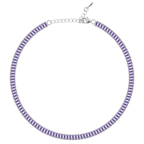 5mm Lila Baget Choker