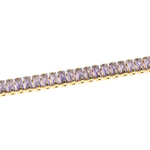 5mm Mor Baget Choker
