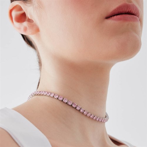 5mm Pembe Su Yolu Choker