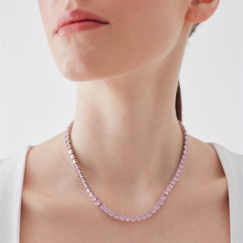 5mm Pembe Su Yolu Kolye