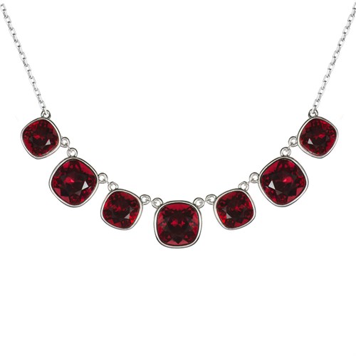 Kare Swarovski Kristalli Kolye