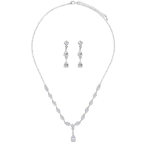 Lotus Kolye Küpe Set