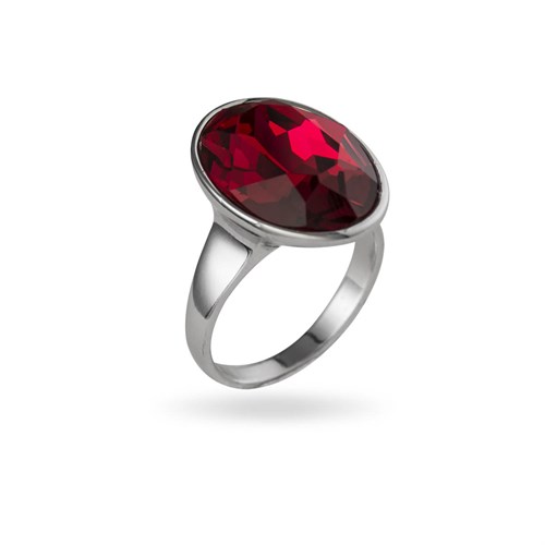 Oval Swarovski Kristalli Yüzük