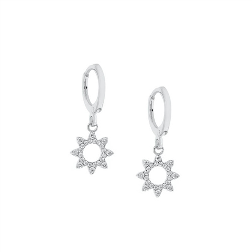 Sunflow Rhodium Küpe