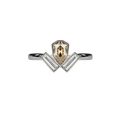 Swarovski Baget Taşlı Yüzük