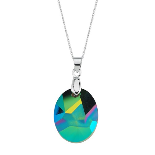 Swarovski Kristalli Oval Kolye