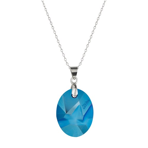 Swarovski Kristalli Oval Kolye