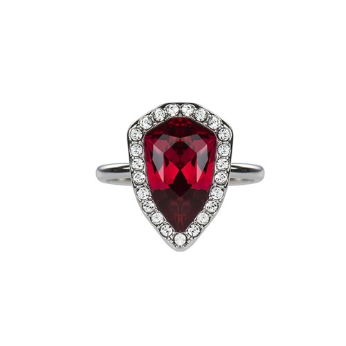 SWarovski Taşlı Üçgen Yüzük