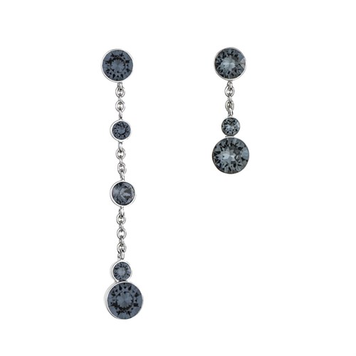 Swarovski Üç Taşlı Küpe