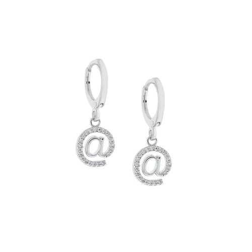 Tailed Rhodium Küpe
