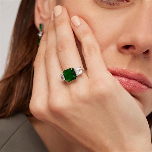 Yeşil Amora Yüzük