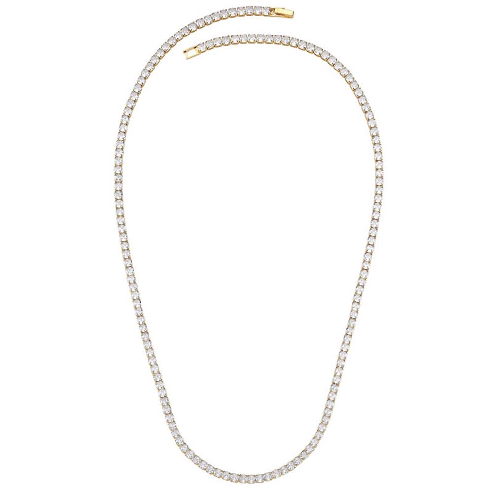 3mm Gold Su Yolu Kolye 60cm