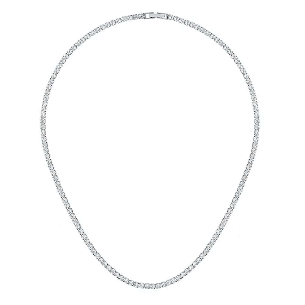 3mm Rhodium Su Yolu Kolye