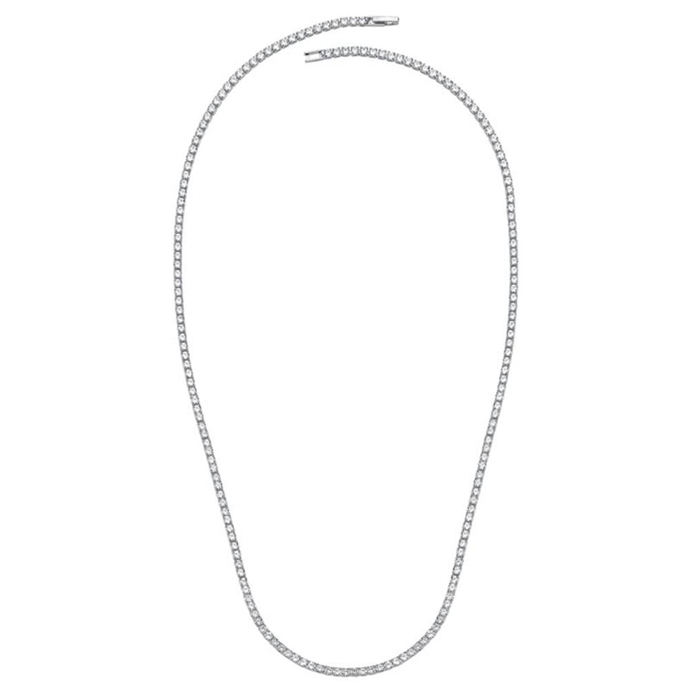 3mm Rhodium Su Yolu Kolye 60cm