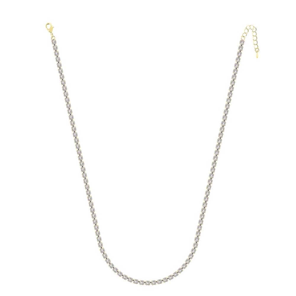 4mm Beyaz Su Yolu Kolye