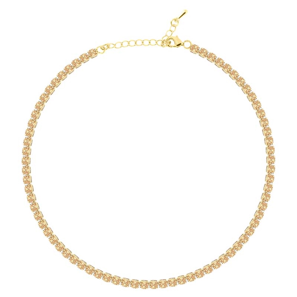 4mm Kahverengi Su Yolu Choker