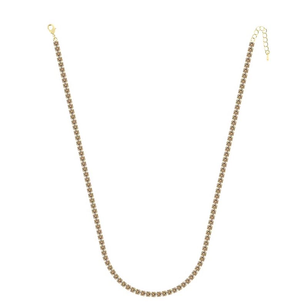 4mm Kahverengi Su Yolu Kolye