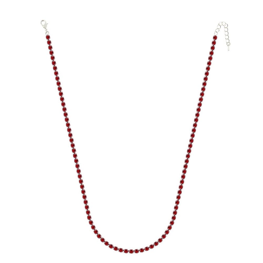 4mm Kırmızı Su Yolu Kolye