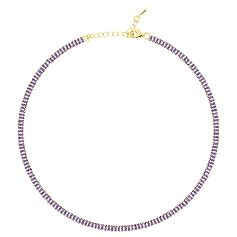 4mm Mor Baget Choker