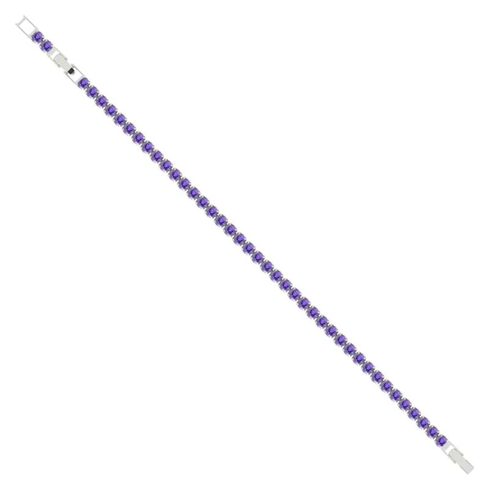 4mm Mor Su Yolu Bileklik