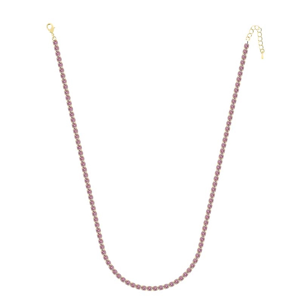 4mm Pembe Su Yolu Kolye