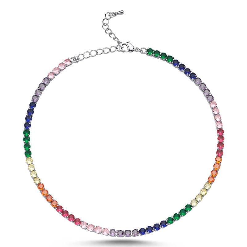 4mm Renkli Su Yolu Choker