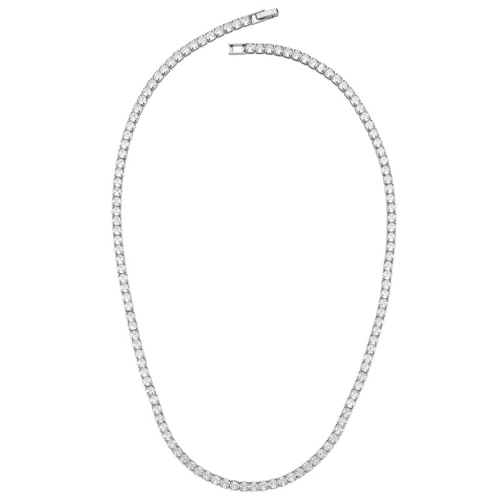4mm Rhodum Su Yolu Kolye 50cm