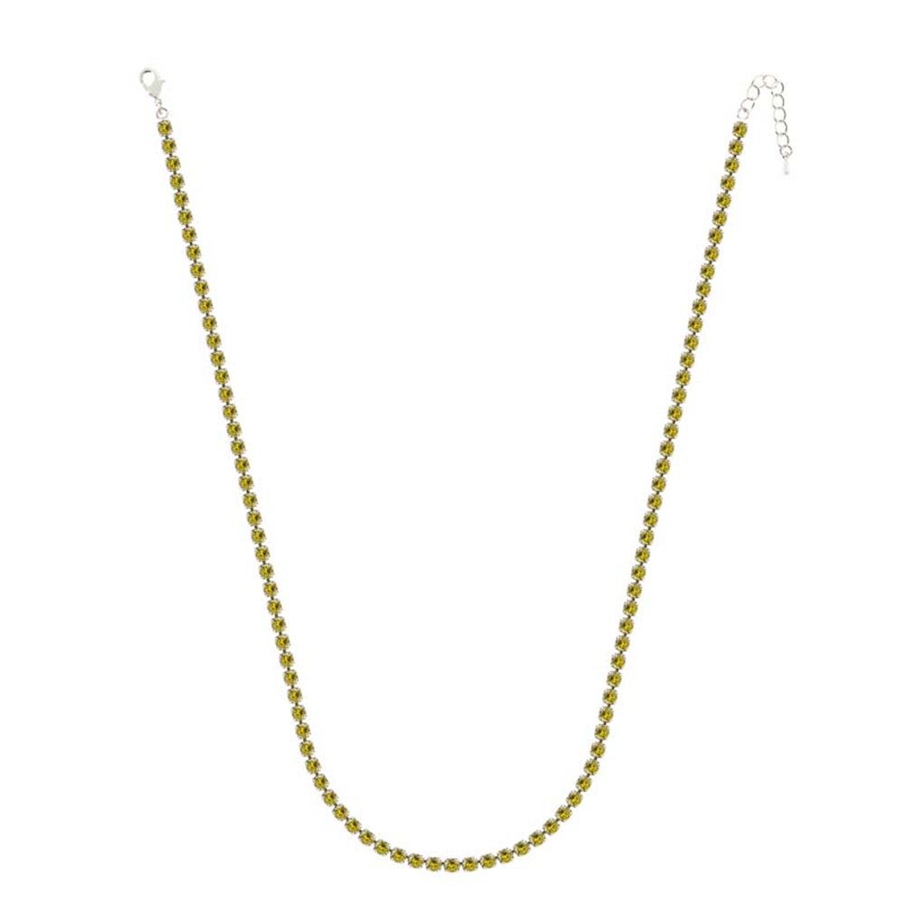4mm Sarı Su Yolu Kolye