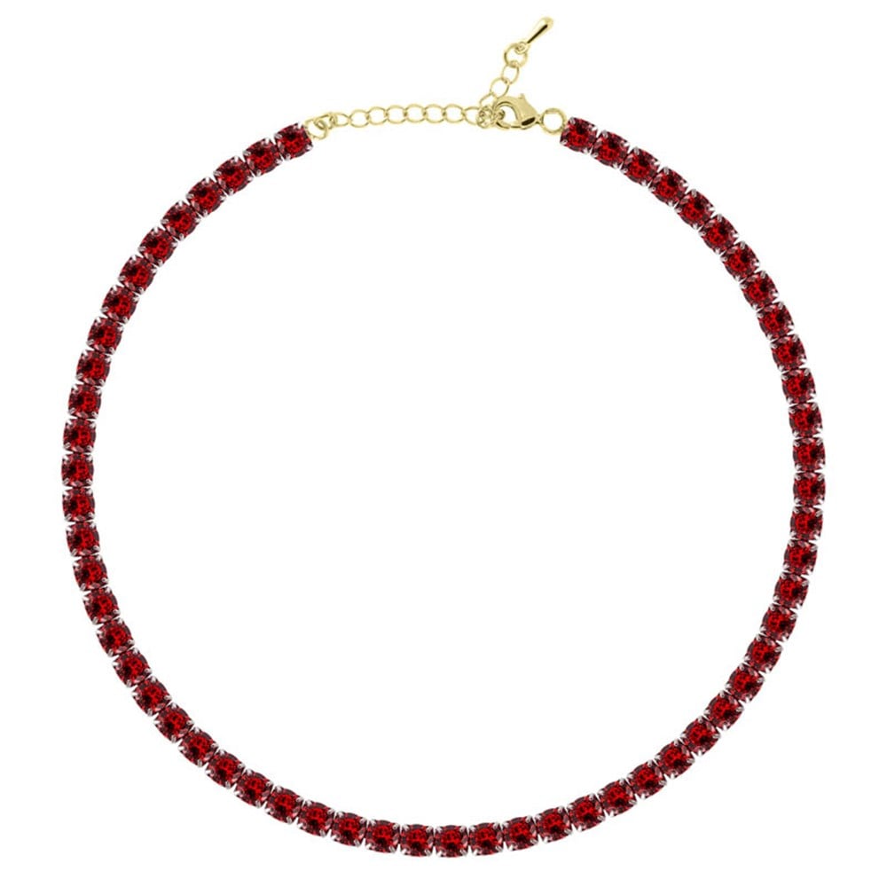 5mm Kırmızı Su Yolu Choker