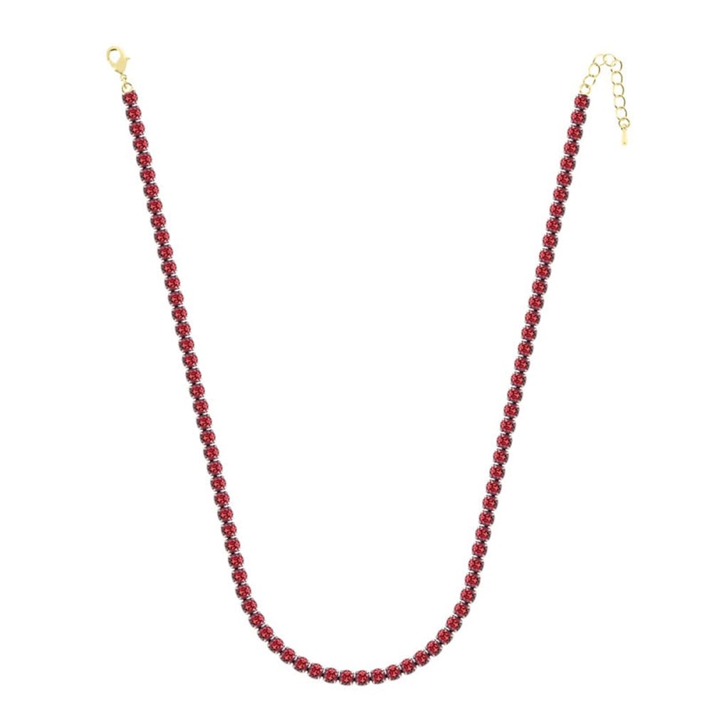 5mm Kırmızı Su Yolu Kolye