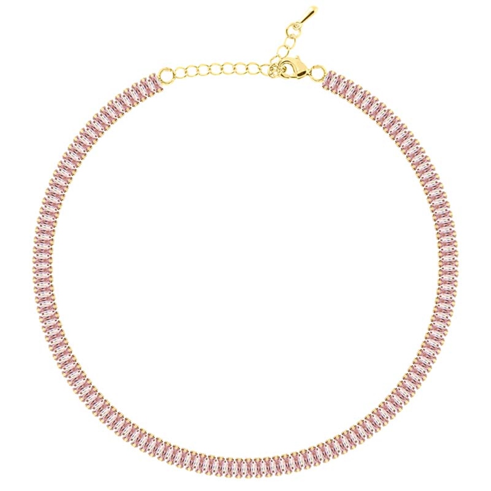 5mm Pembe Baget Choker