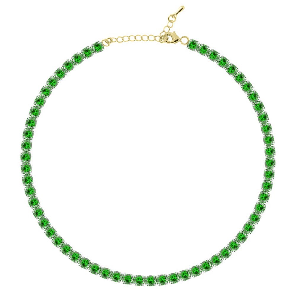 5mm Yeşil Su Yolu Choker