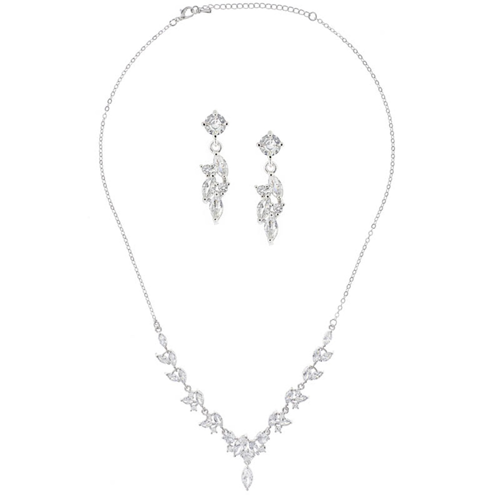 Camelya Kolye Küpe Set