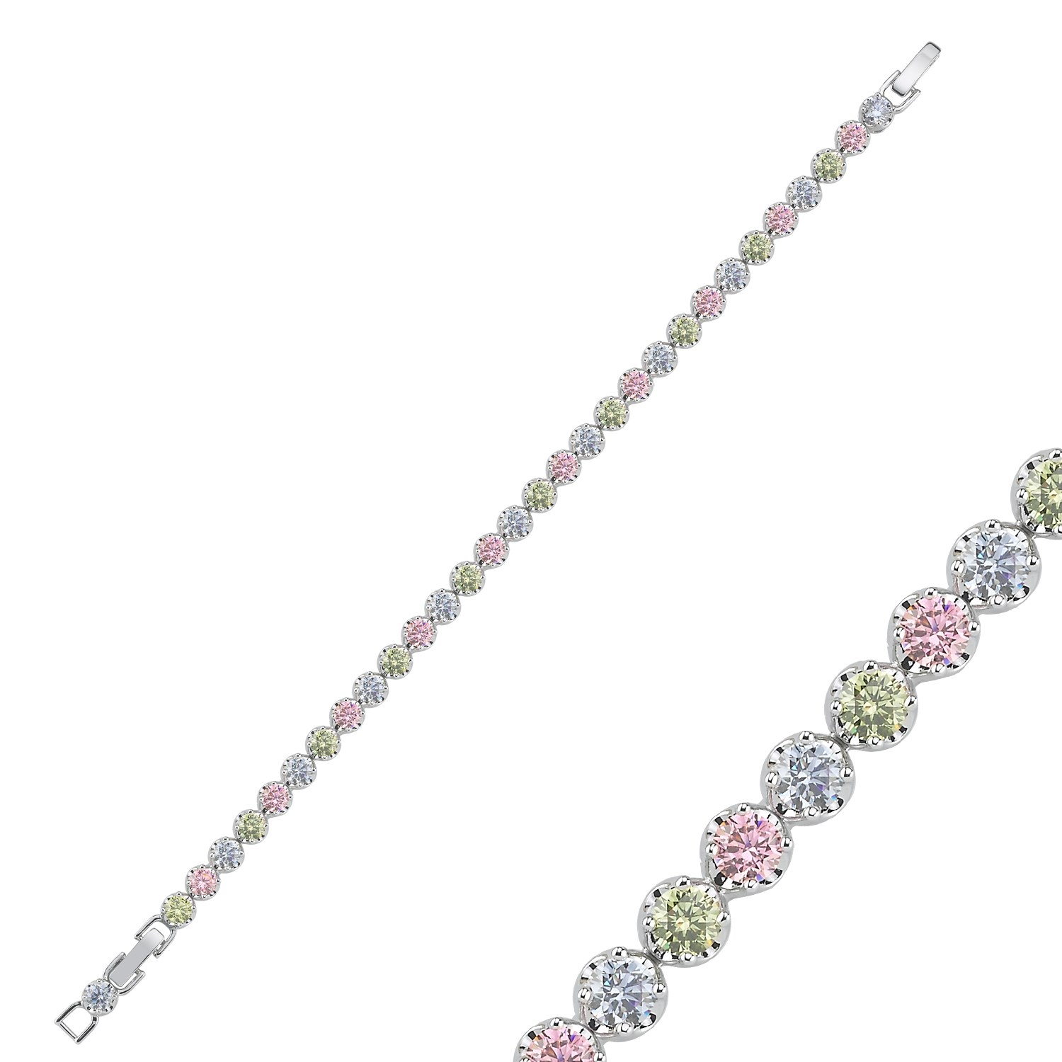 Caprea Rhodium Bileklik