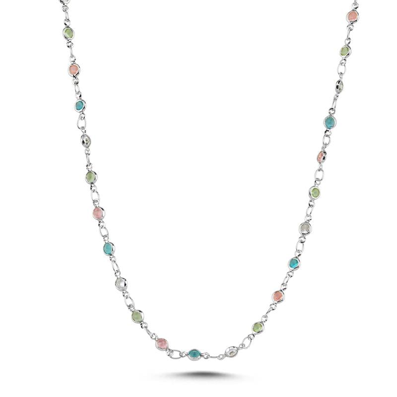 Dolce Rhodium Kolye 45 Cm