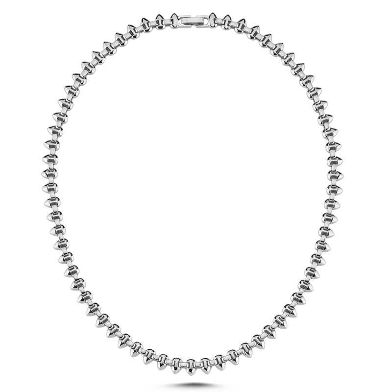 Dopper Rhodium Kolye