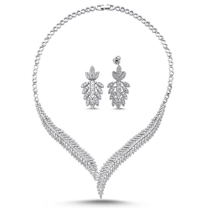 Fuscello Kolye Küpe Set