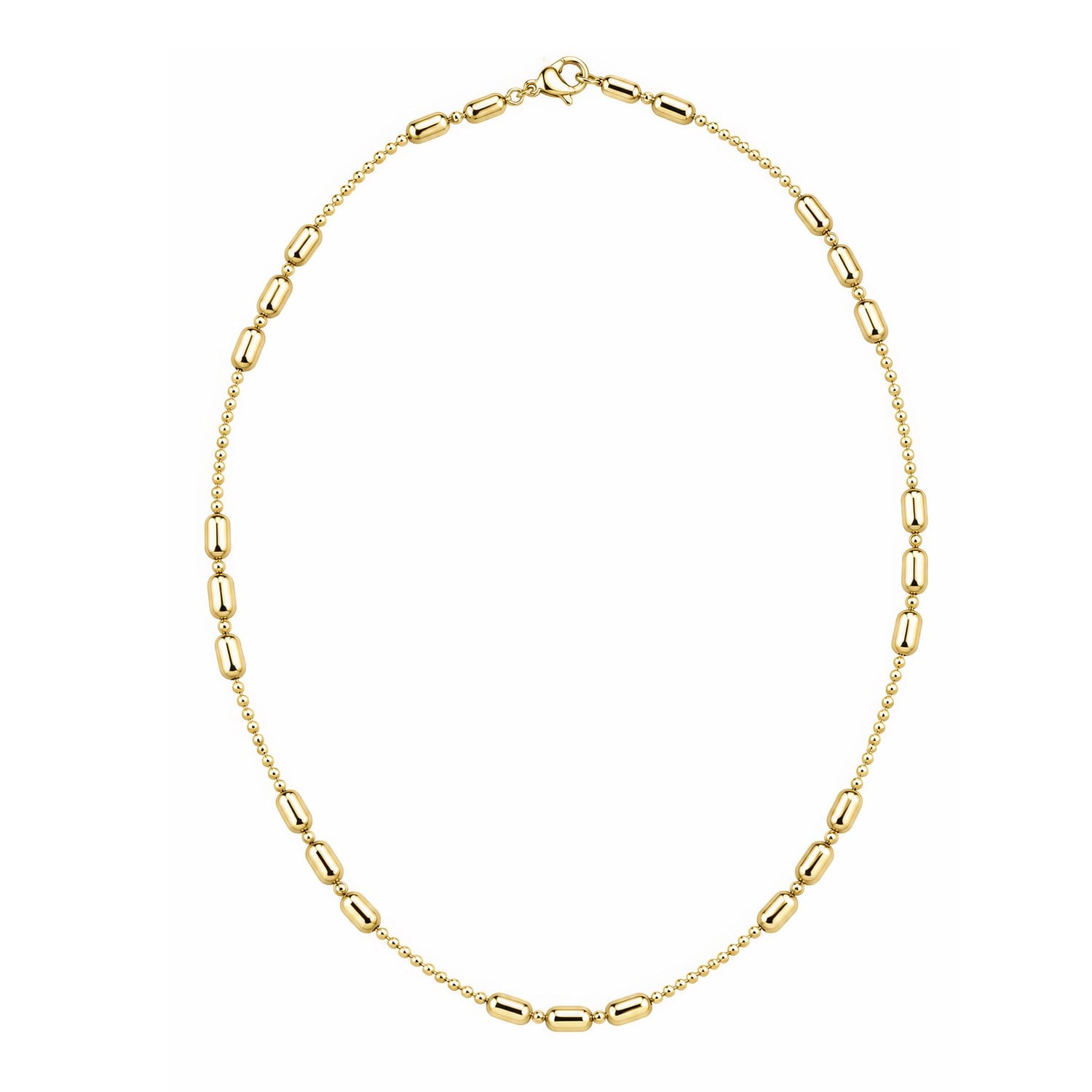 Gold Tube Kolye
