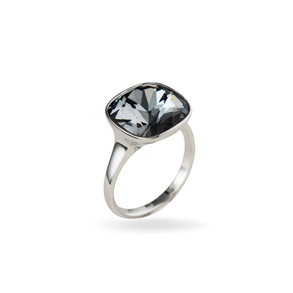 Kare Swarovski Kristalli Yüzük