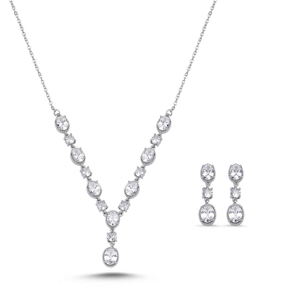 Queen Kolye Küpe Set