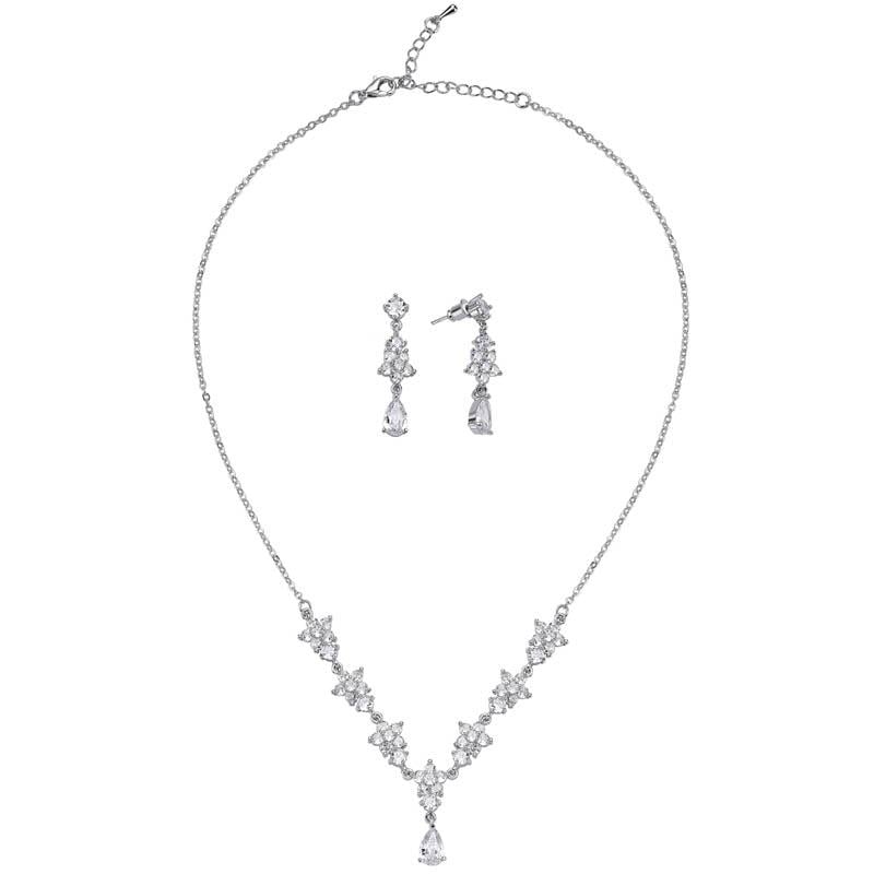 Rose Kolye Küpe Set