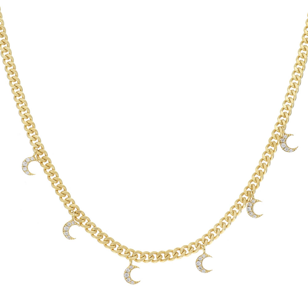 Sparkle Moon Kolye