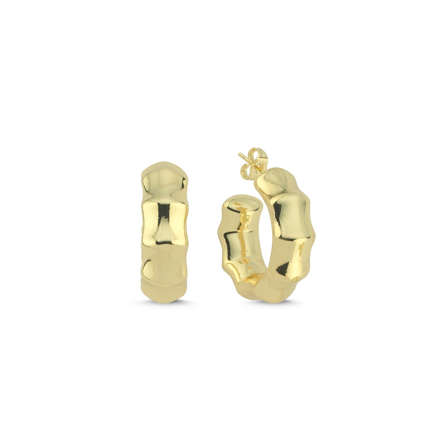 Stamp Gold Küpe