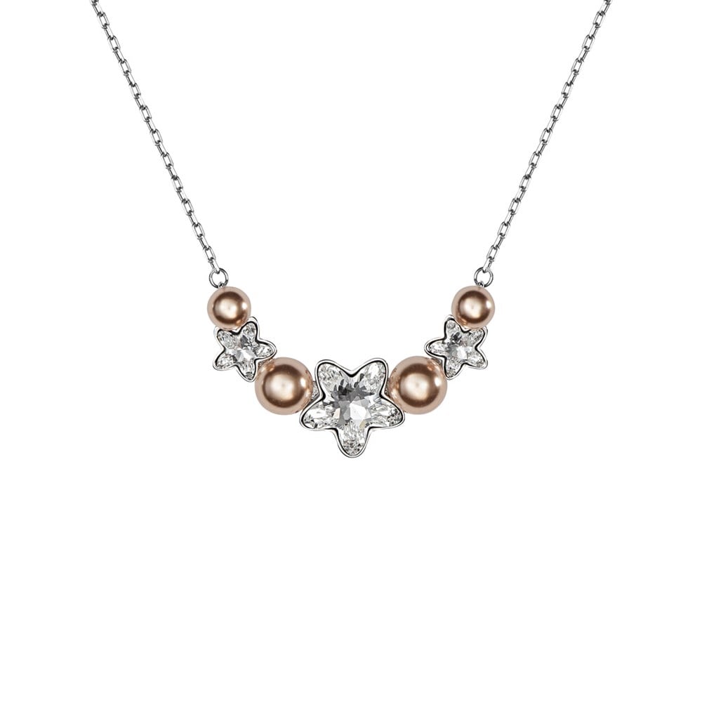 Swarovski İncili Kolye