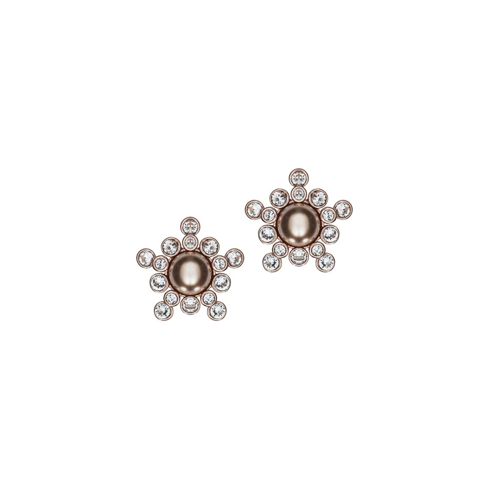Swarovski İncili Küpe